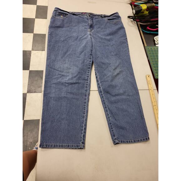 Gloria Vanderbilt Womens Jeans Size 22W Plus Size Denim Blue Jeans Pants - Picture 1 of 10